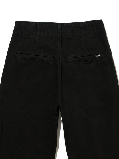 RIBCAGE WIDE LEG ブラック TAILOR CHASING RAIN