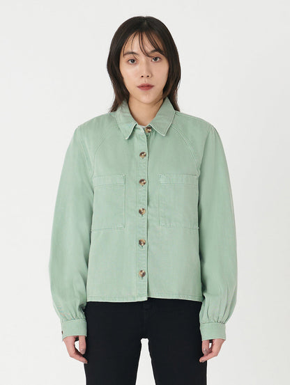 TYLA シャツ グリーン DUSTY BLUE SURF