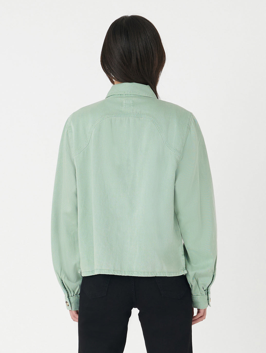 TYLA シャツ グリーン DUSTY BLUE SURF