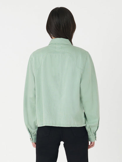 TYLA シャツ グリーン DUSTY BLUE SURF