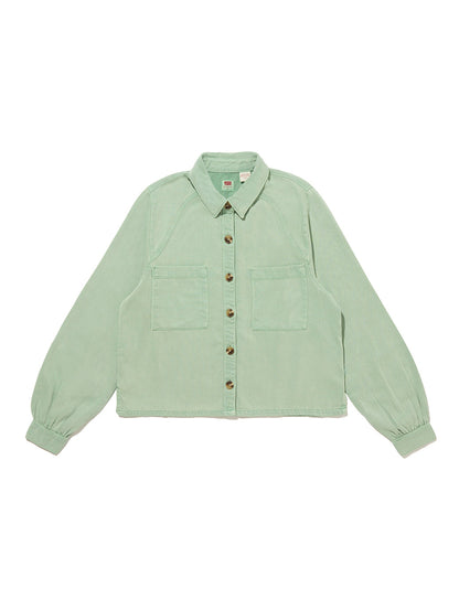 TYLA シャツ グリーン DUSTY BLUE SURF