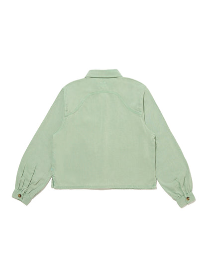 TYLA シャツ グリーン DUSTY BLUE SURF