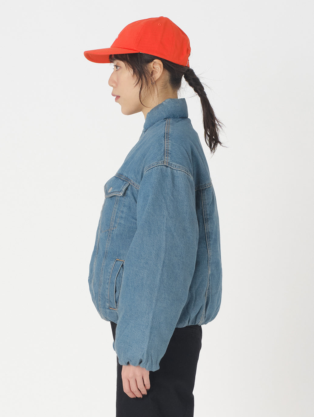 90S PADDED トラッカージャケット ミディアムインディゴ PLUSHY