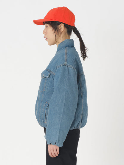 90S PADDED トラッカージャケット ミディアムインディゴ PLUSHY