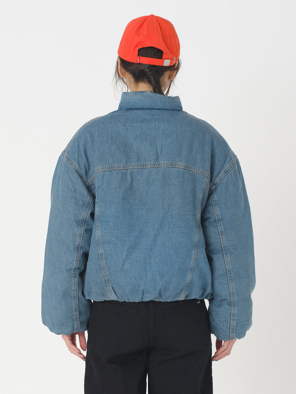 90S PADDED トラッカージャケット ミディアムインディゴ PLUSHY