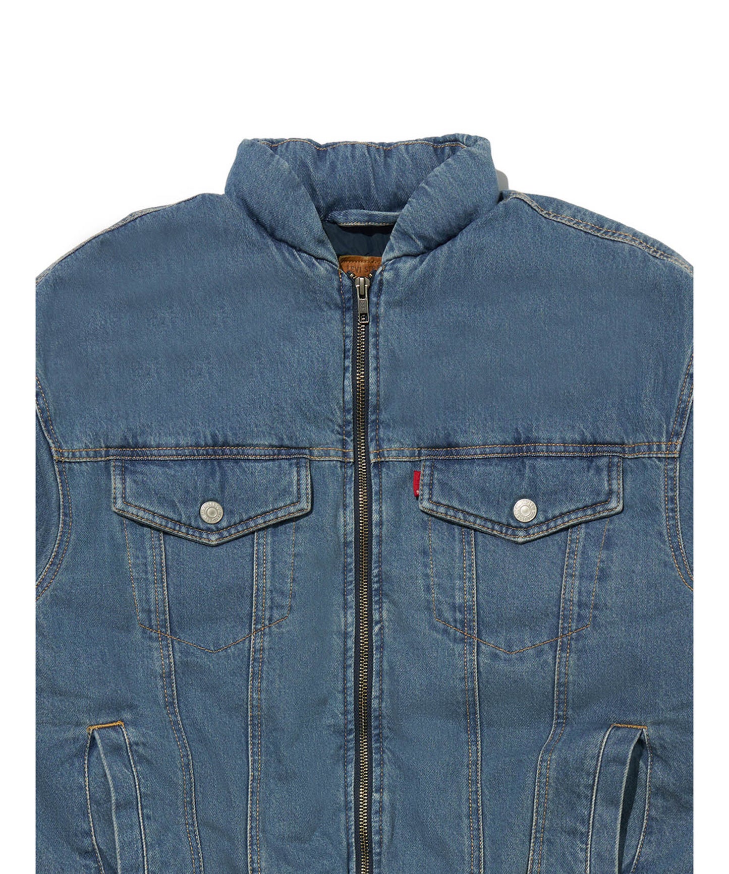 90S PADDED トラッカージャケット ミディアムインディゴ PLUSHY