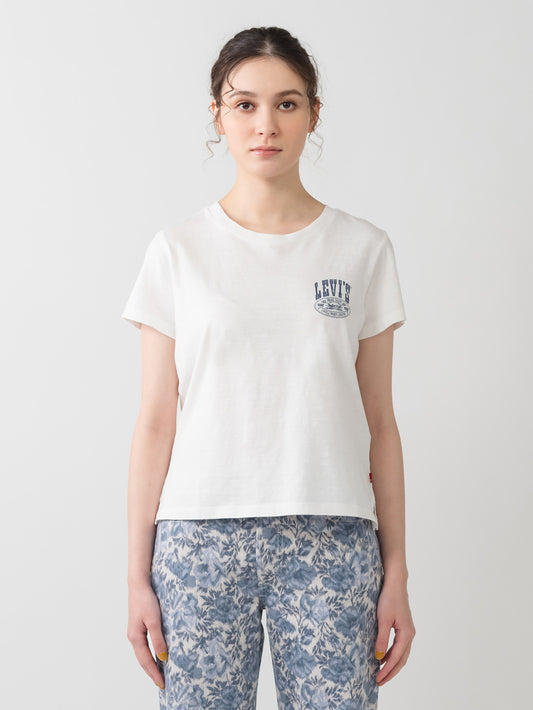 グラフィック ボックスシルエット Tシャツ