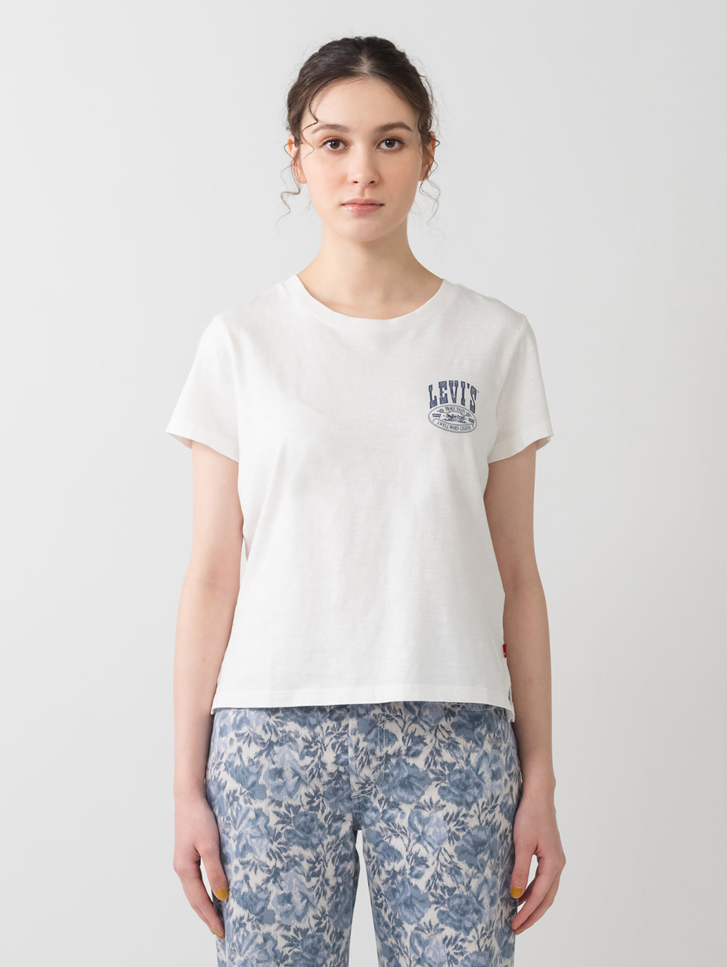 グラフィック ボックスシルエット Tシャツ