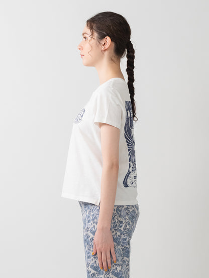 グラフィック ボックスシルエット Tシャツ