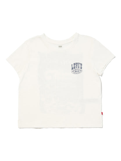 グラフィック ボックスシルエット Tシャツ
