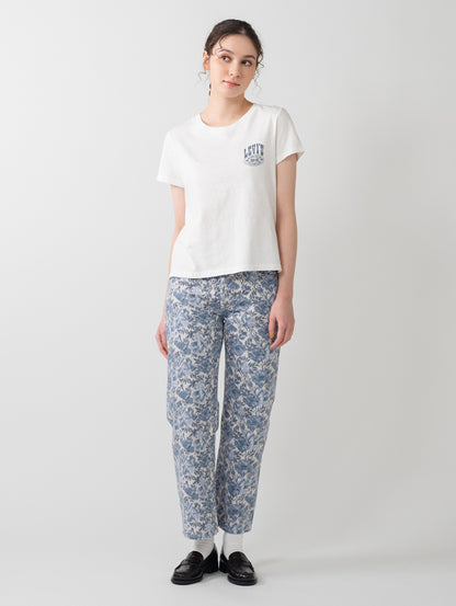 グラフィック ボックスシルエット Tシャツ