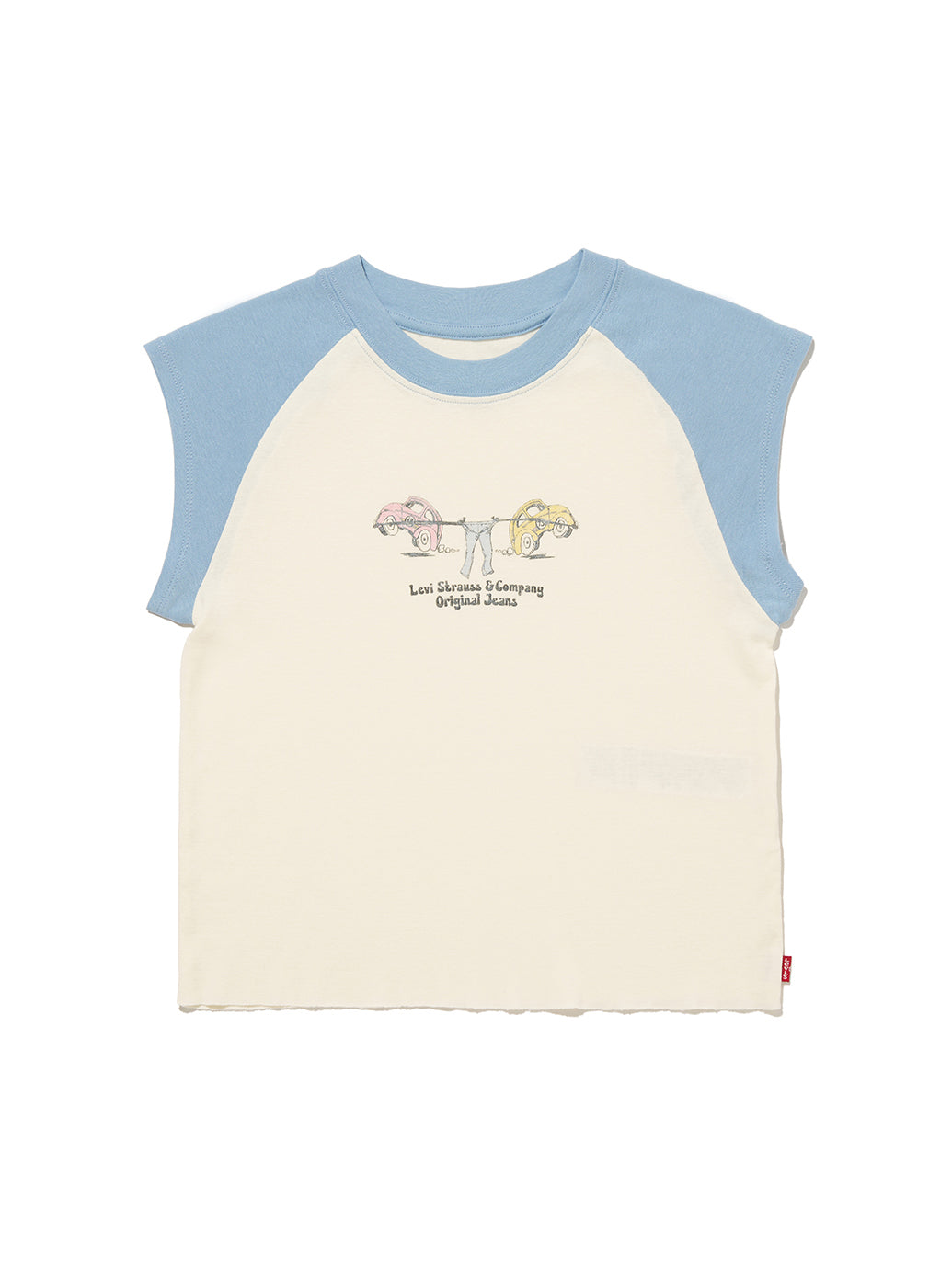 グラフィック半袖カットソー ホワイト HIPPIE PULL