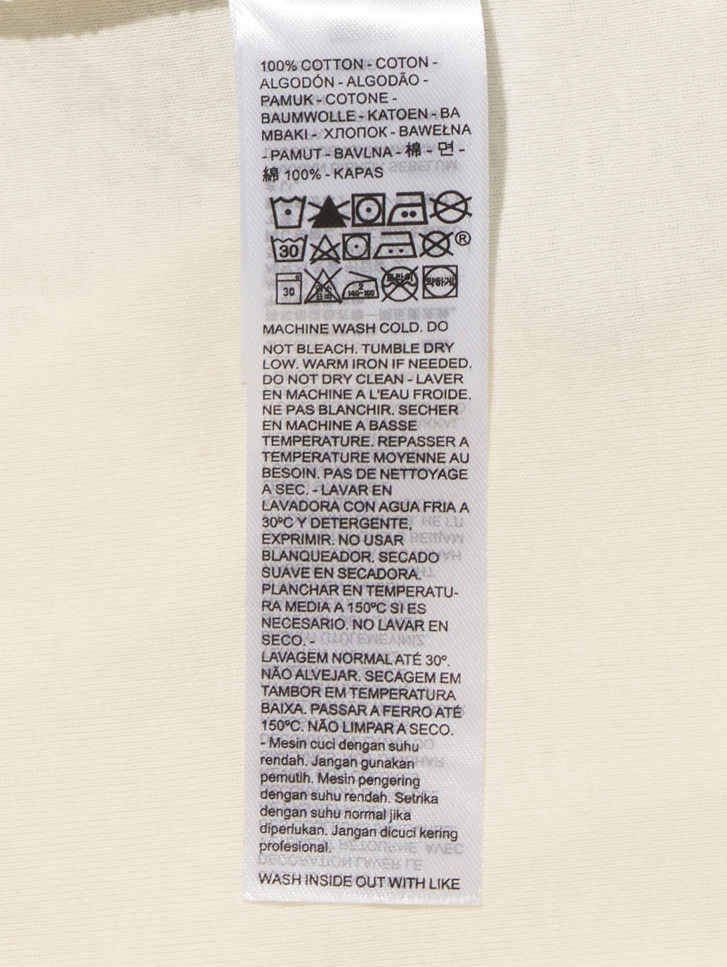 グラフィック半袖カットソー ホワイト HIPPIE PULL