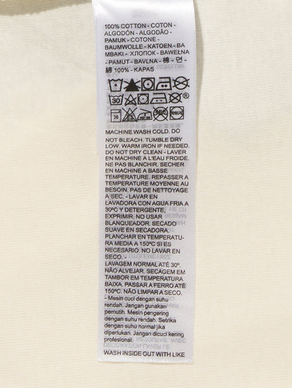 グラフィック半袖カットソー ホワイト HIPPIE PULL