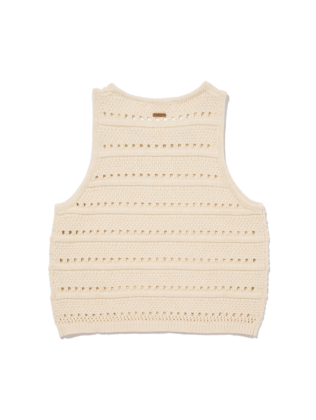 SUPERBLOOM ノースリーブトップス ベージュ WHITE SWAN