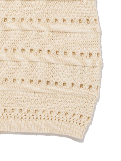 SUPERBLOOM ノースリーブトップス ベージュ WHITE SWAN