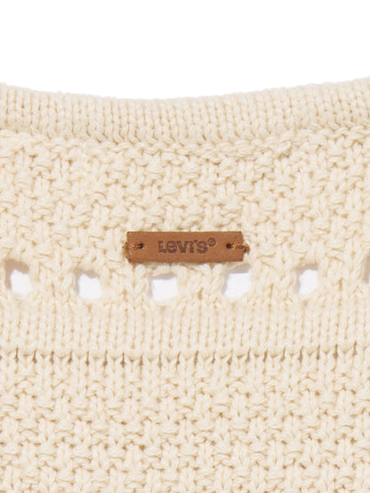 SUPERBLOOM ノースリーブトップス ベージュ WHITE SWAN