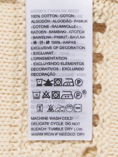 SUPERBLOOM ノースリーブトップス ベージュ WHITE SWAN