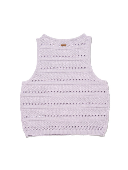 SUPERBLOOM ノースリーブトップス パープル LAVENDER BLUE