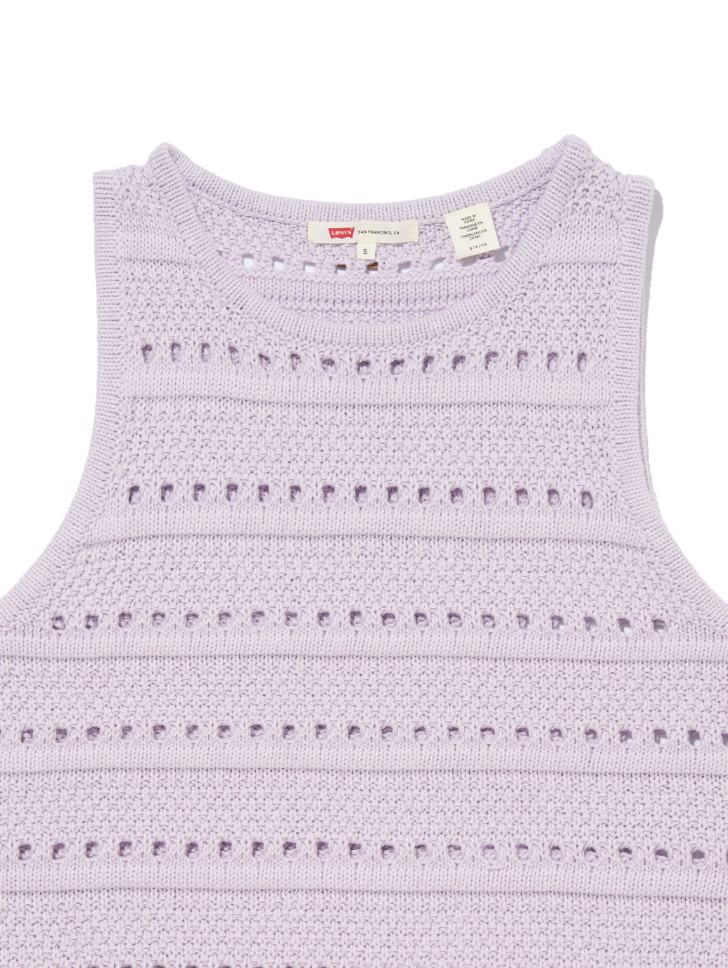 SUPERBLOOM ノースリーブトップス パープル LAVENDER BLUE