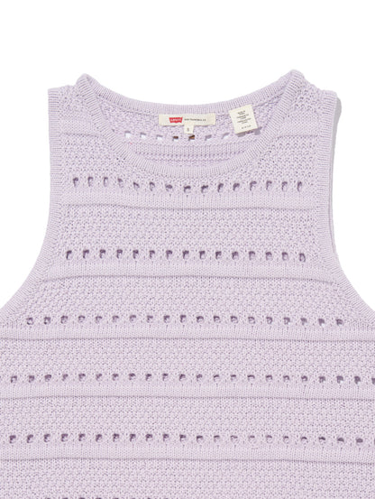 SUPERBLOOM ノースリーブトップス パープル LAVENDER BLUE