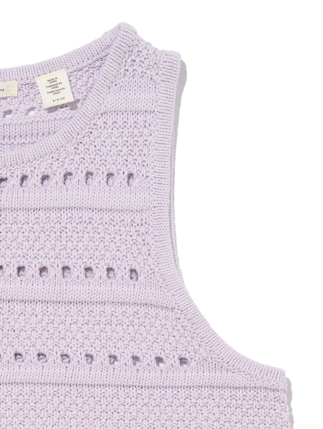 SUPERBLOOM ノースリーブトップス パープル LAVENDER BLUE