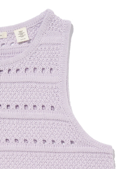 SUPERBLOOM ノースリーブトップス パープル LAVENDER BLUE