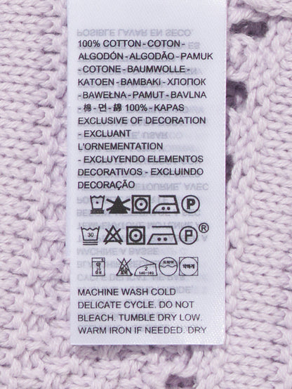 SUPERBLOOM ノースリーブトップス パープル LAVENDER BLUE