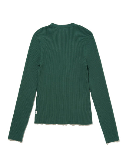 ニットカーディガン グリーン BISTRO GREEN