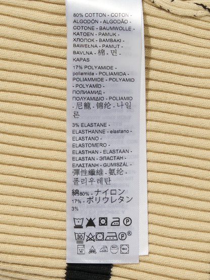 ニットカーディガン ベージュ REDWOOD STRIPE