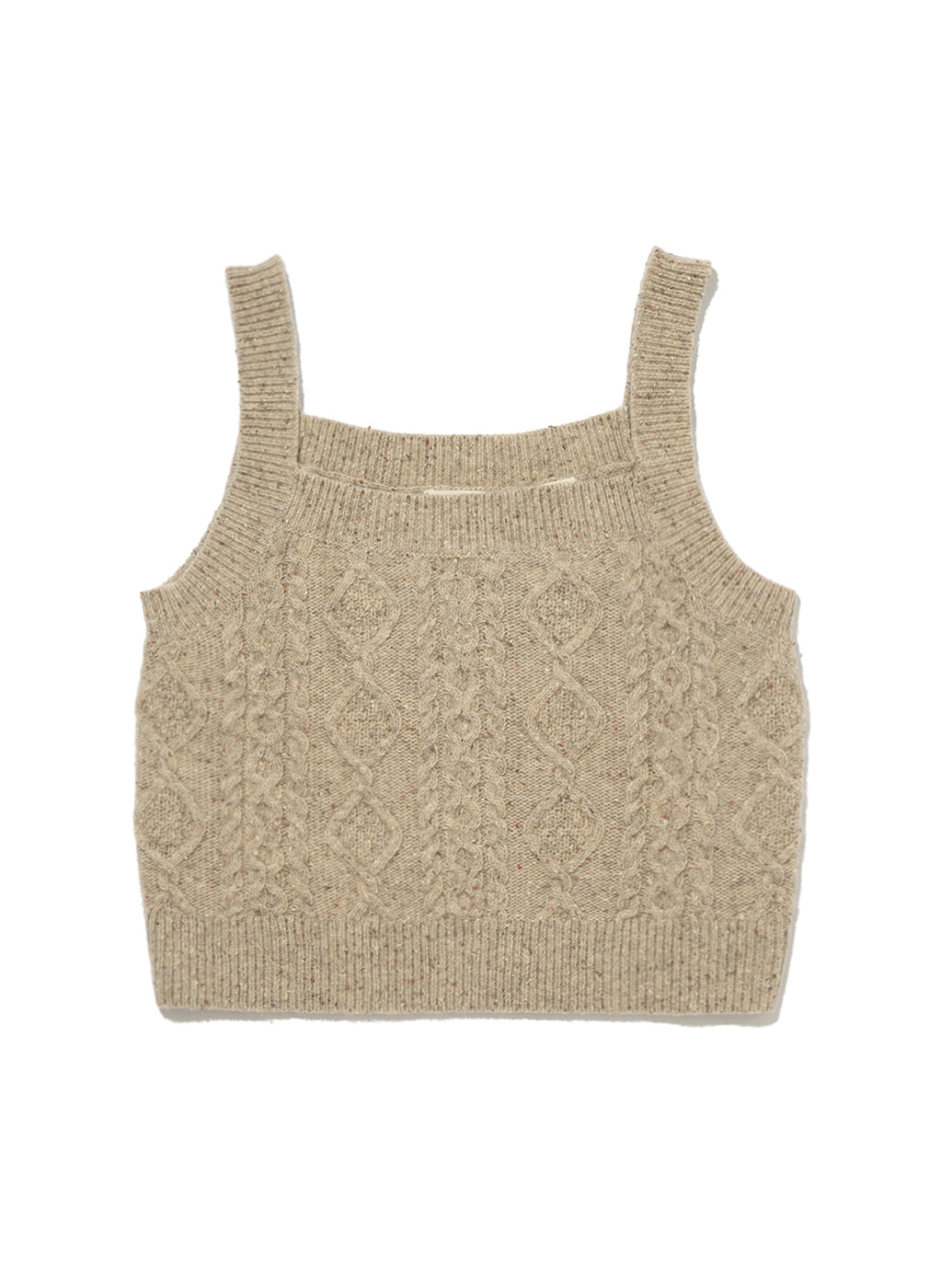 PRIMROSE ケーブルニット ベージュ OATMEAL