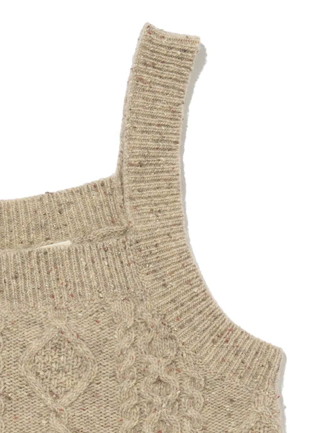 PRIMROSE ケーブルニット ベージュ OATMEAL