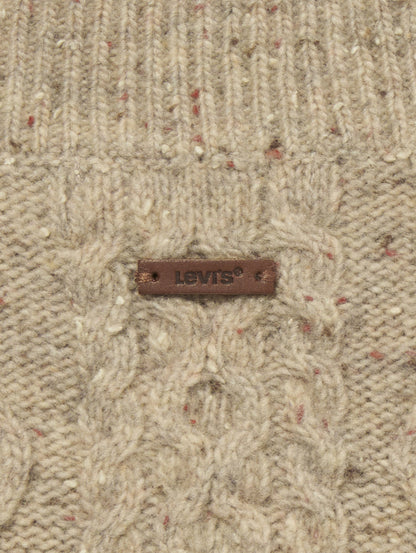 PRIMROSE ケーブルニット ベージュ OATMEAL