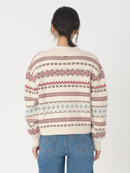 GALA FAIRISLE カーディガン ベージュ HAYLEY