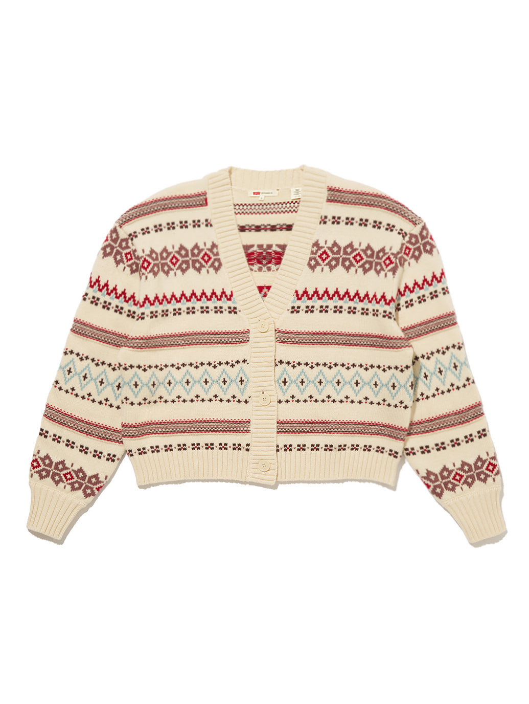 GALA FAIRISLE カーディガン ベージュ HAYLEY