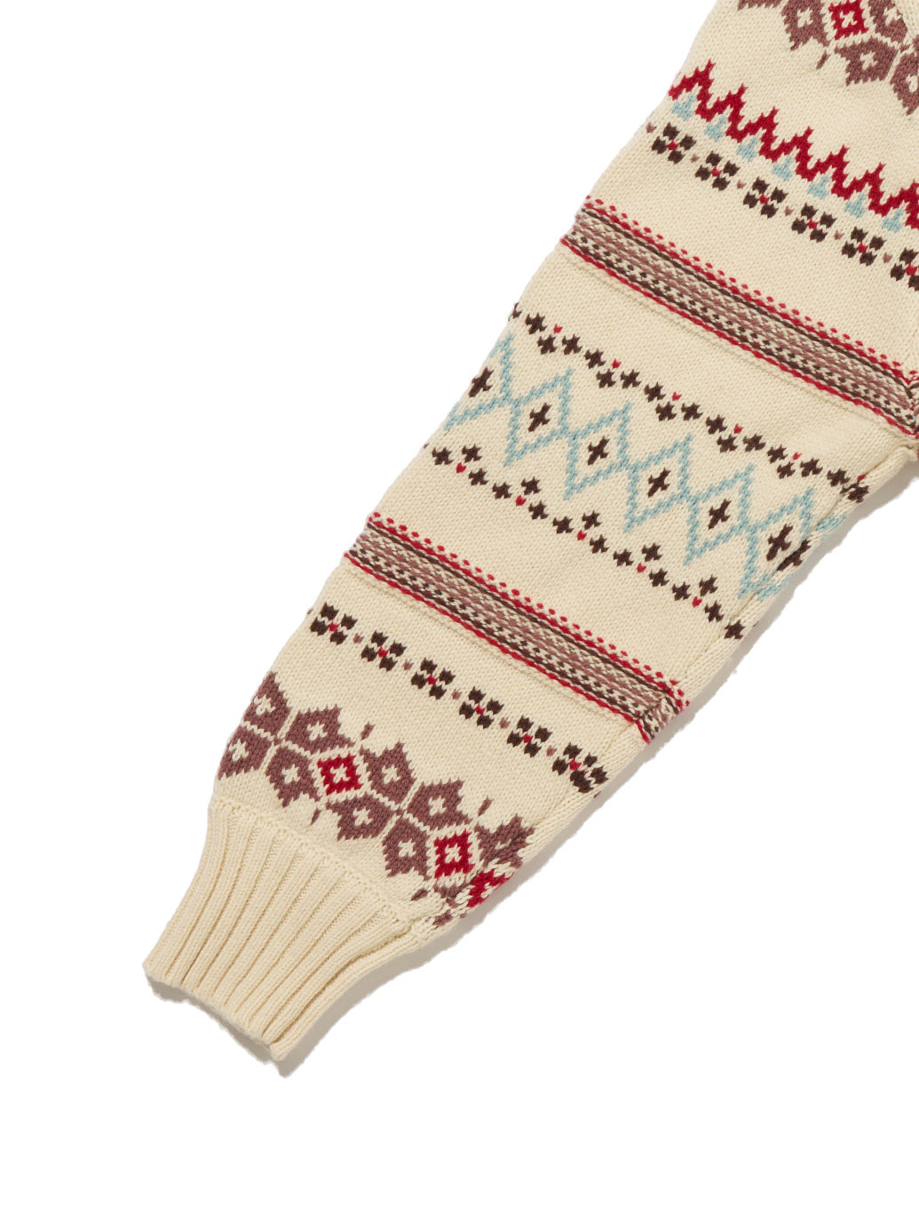GALA FAIRISLE カーディガン ベージュ HAYLEY