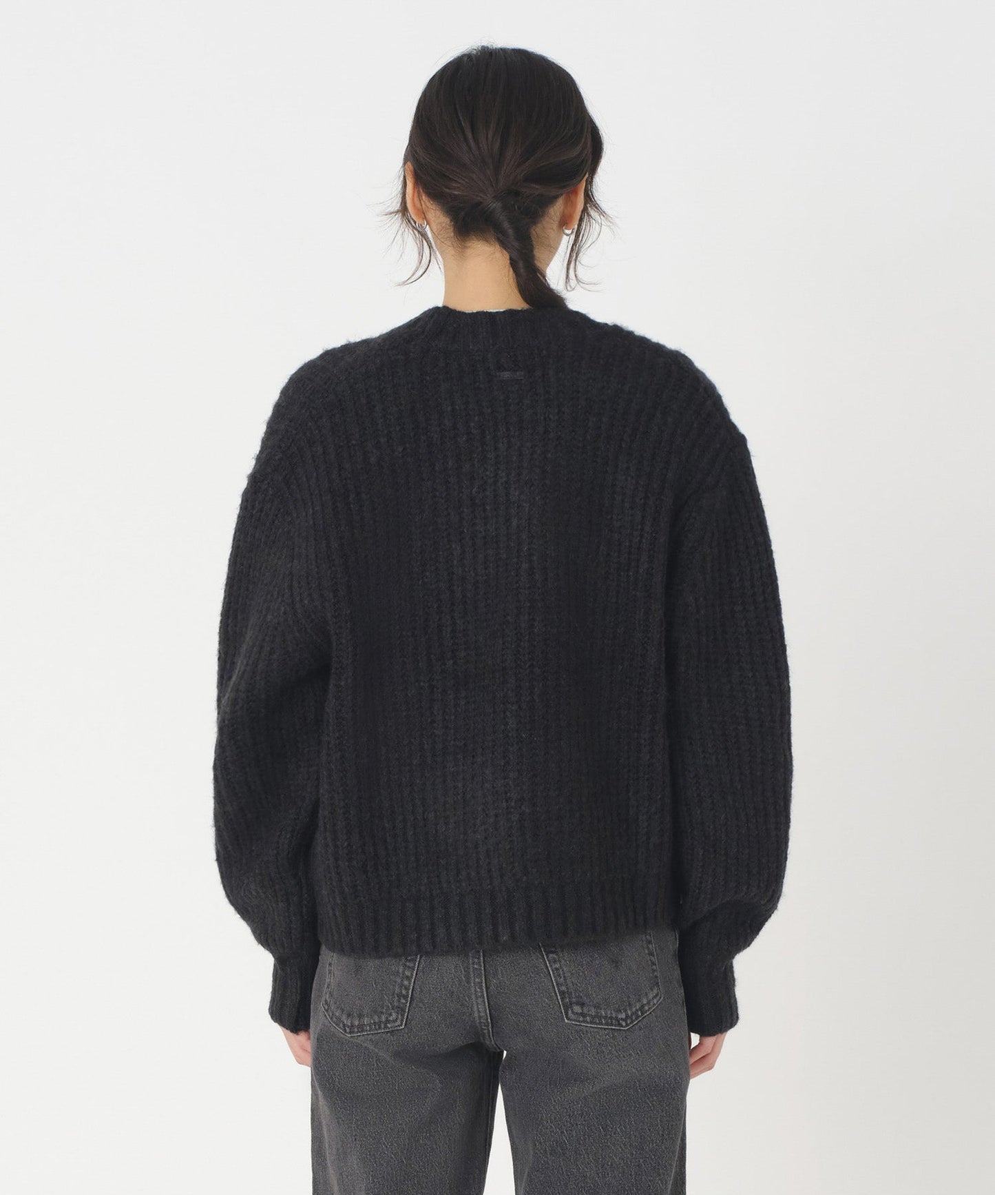 GALA FAIRISLE カーディガン ブラック CAVIAR