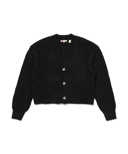 GALA FAIRISLE カーディガン ブラック CAVIAR