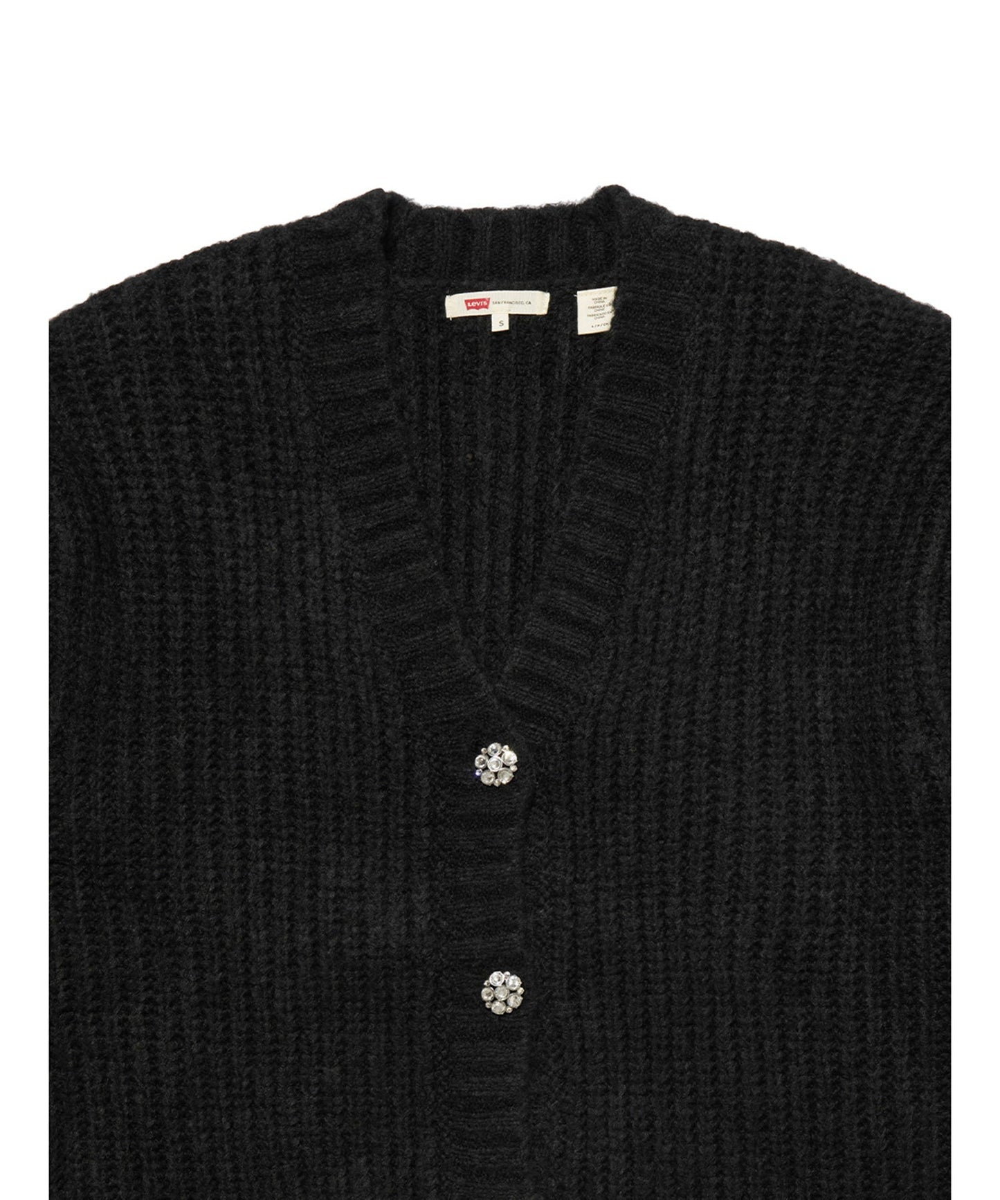 GALA FAIRISLE カーディガン ブラック CAVIAR