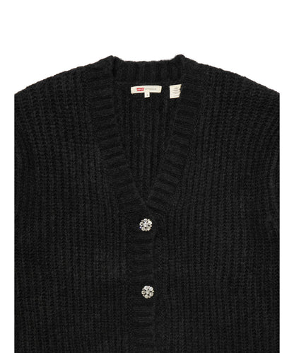 GALA FAIRISLE カーディガン ブラック CAVIAR