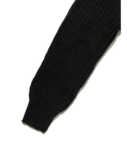 GALA FAIRISLE カーディガン ブラック CAVIAR