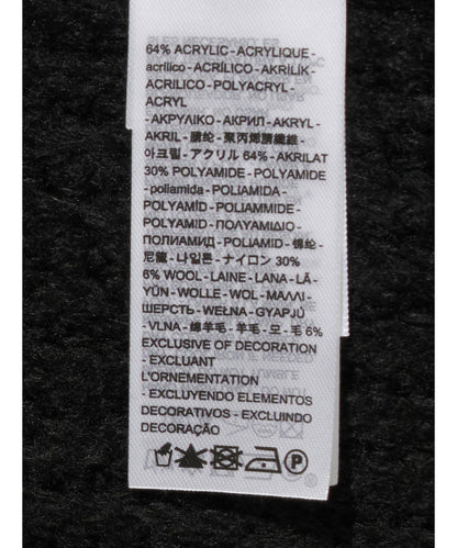 GALA FAIRISLE カーディガン ブラック CAVIAR