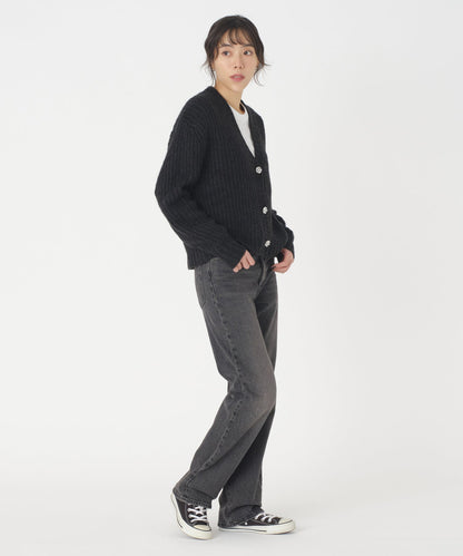 GALA FAIRISLE カーディガン ブラック CAVIAR