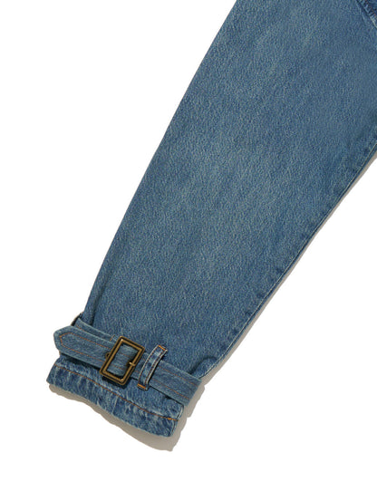 ロングトレンチコート ダークインディゴ