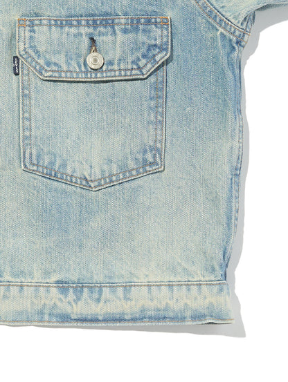 BLUETAB™ TYPE I トラッカージャケット ライトインディゴ