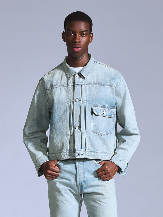 BLUETAB™ TYPE I トラッカージャケット ライトインディゴ