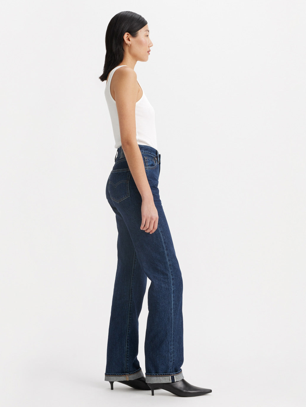 PLANK ストレート ダークインディゴ STEMS MADE OF JAPAN