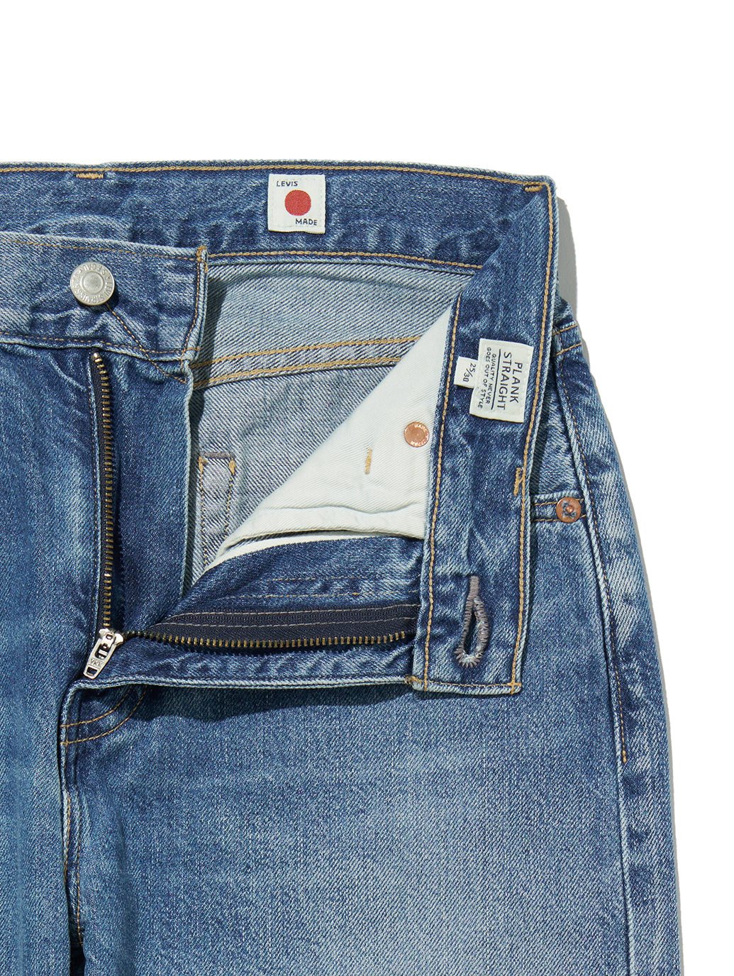 PLANK STRAIGHT ミディアムインディゴ RANCHERO MADE IN JAPAN