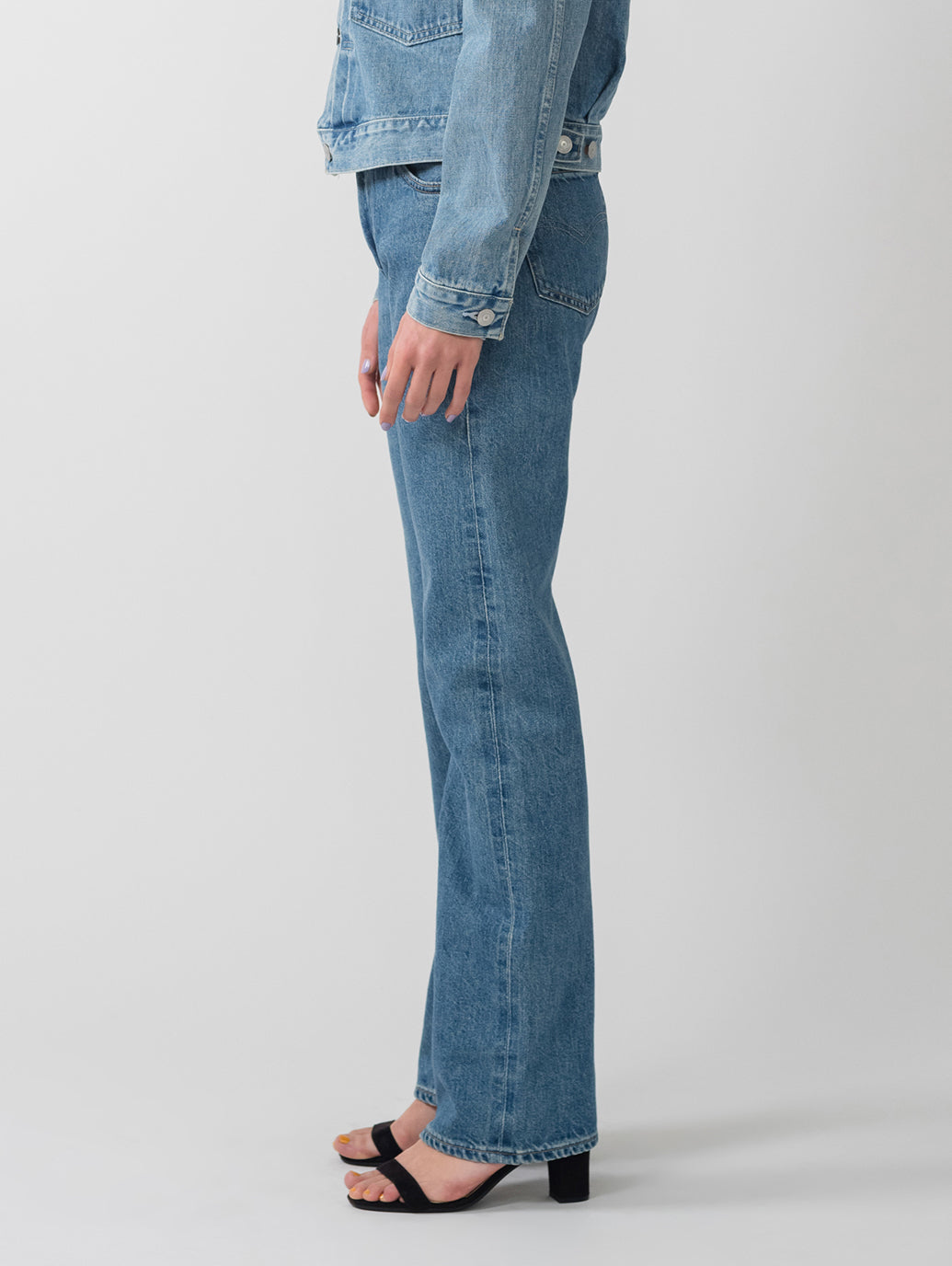 BLUETAB™ PLANK ストレートジーンズ ミディアムインディゴ