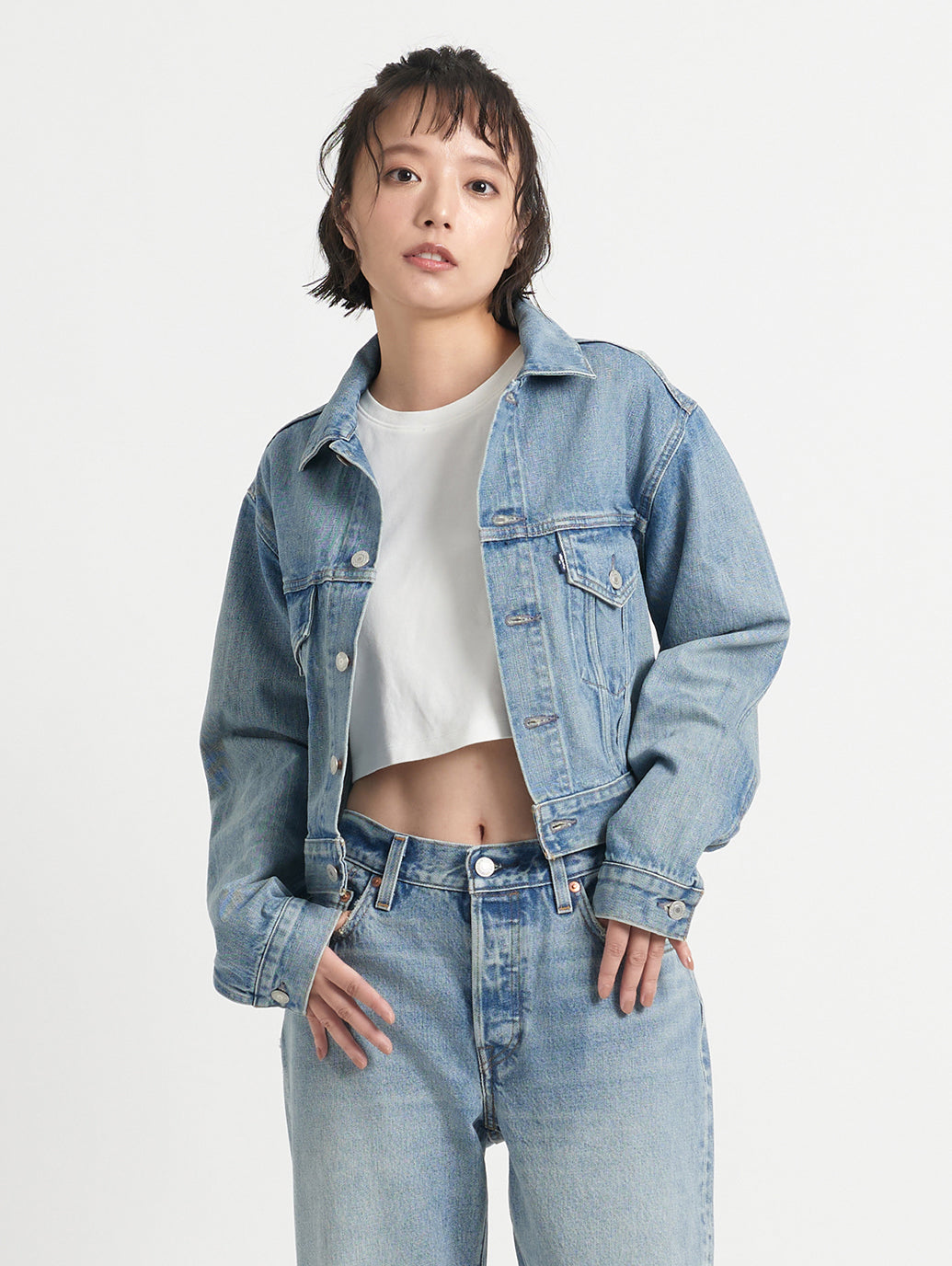 SHORT TYPE III トラッカージャケット ミディアムインディゴ SILVER MOON MADE IN JAPAN